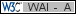 Level Double-A conformance icon, W3C-WAI Web Content Accessibility Guidelines 1.0